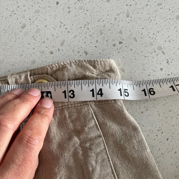 Linen High Waist Pants made in 🇮🇹 - Picture 5 of 10